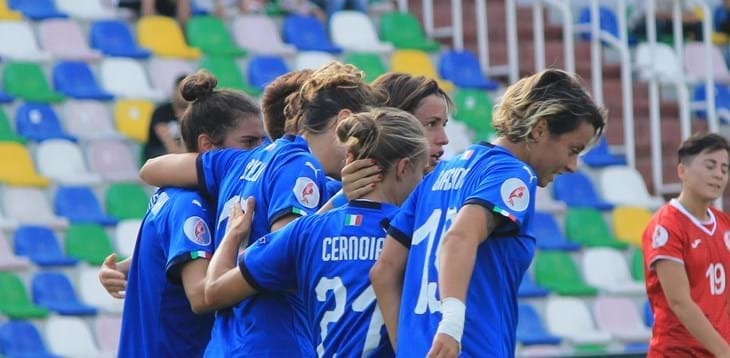 Nazionale femminile, qualificazioni Euro 2021: le azzurre vincono